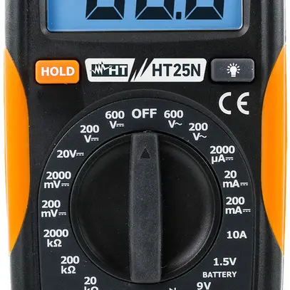 Multimètre digital Optec 600VACDC 10A CAT III 600V 