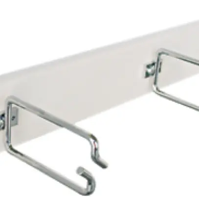 Pannello guida cavi ELBRO 19", lamiera d'acciaio, 1 UA, bianco 