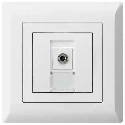 Presa di raccordo INC kallysto.line Jack Connector 3.5mm bianco 