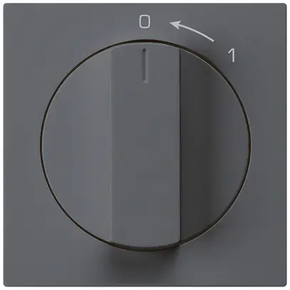 Kit frontal pour contact pivotant anthracite 60×60mm kallysto 0<-1 