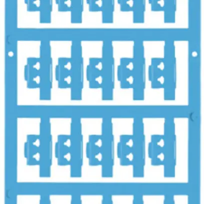 Marqueur de conducteur Weidmüller MultiCard SFC p.Ø1.5…2.5mm 21×5.8mm PA66 bleu 