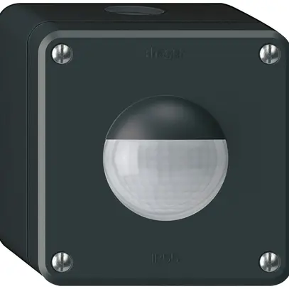 Détecteur de mouvement AP Hager robusto IP55 3 fils noir 