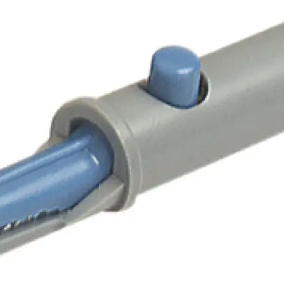 Pince crocodile AK 10 système 4mm, isolé, bleu 