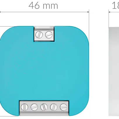 Attuatore per tapparelle RF INS Plejd JAL-01 230V BT, Mesh 46×46×18mm 