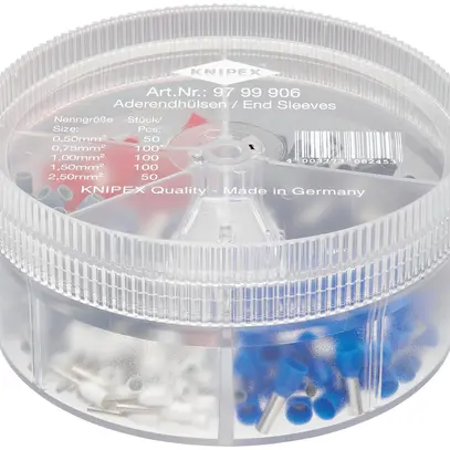 Assortiment embout de câble KNIPEX avec embouts de câble isolés 400 pièces 