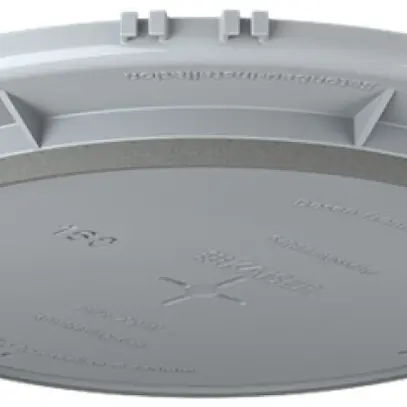 Plaque frontale HaloX 180 pour béton apparent, découpe au plafond Ø160mm 