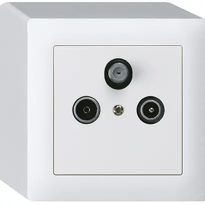 Presa AP kallysto R/TV/SAT bianco 