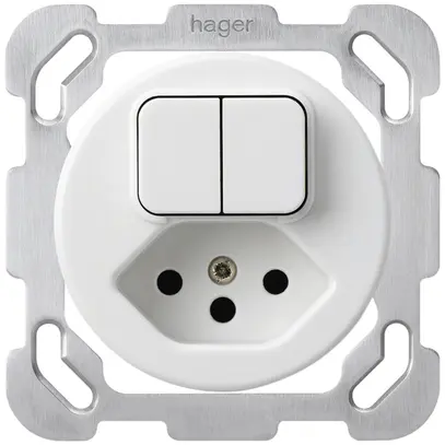 Insert pour combinaison ENC 3+A-R/1L+type 13 blanc basico 