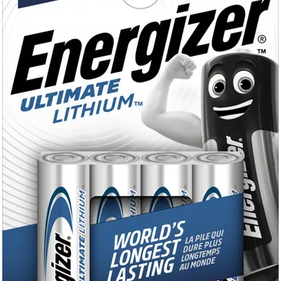 Pila Litio Energizer Ultimate LR6 1.5V 4 pezzi 