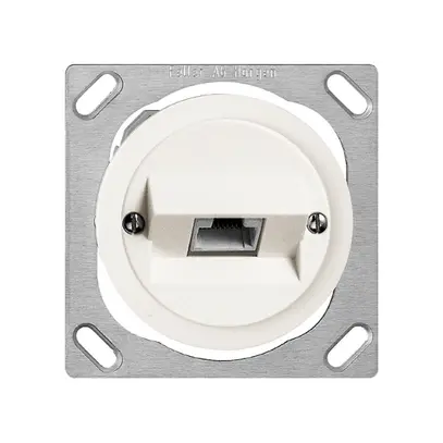 Boîte de raccordement INC JK ST.1×RJ45 blanc 