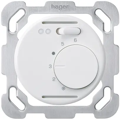 Inserto termostato ambiente INC basico placca fiss.bi p.riscaldamento pavimento 