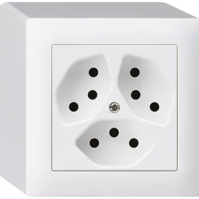 Presa AP kallysto 3×T13 bianco 