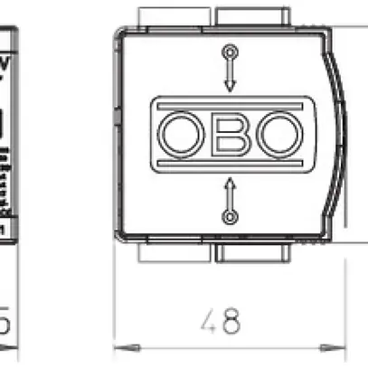 Parasurtension Bettermann partie sup.V20-C 0-300PV 