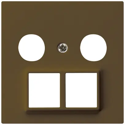 Plaque frontale HMS kallysto pour R/TV brun 