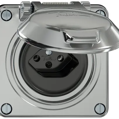 Presa ELEMENT SNAPFIX® 1×tipo 13 10A 250V con coperchio IP20 all 