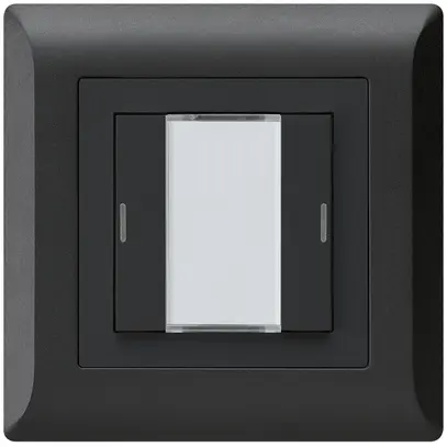 Poussoir ENC kallysto.line KNX 2×LED RGB s/e-link noir 