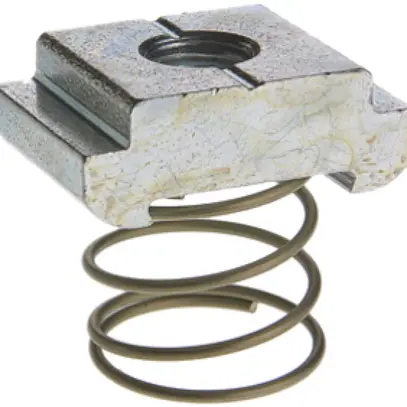 Plot d'ancrage Woertz, acier zingué, M5, avec ressort 