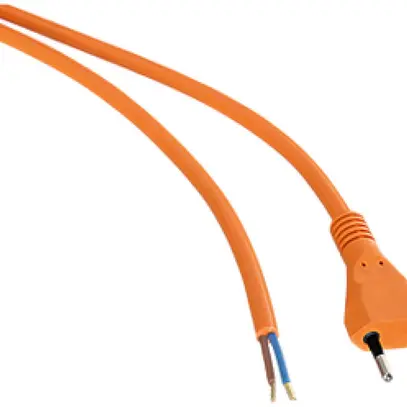 Cavo di raccordo 2×1.5mm² 5m PUR spina T11 stampata arancione 