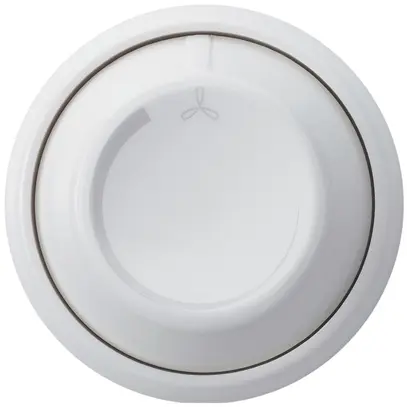 Bottone rotativo basico per regolatore di velocità bianco 