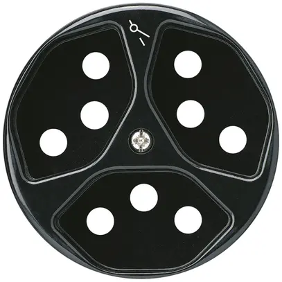 Disque frontal 3×type 13/1 basico noir avec sécurité enfants 