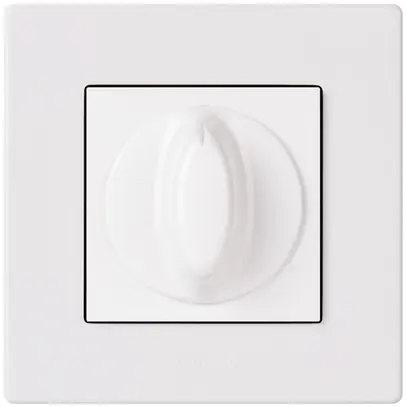 Interruttore rotativo AP ATO 2/2L bianco 