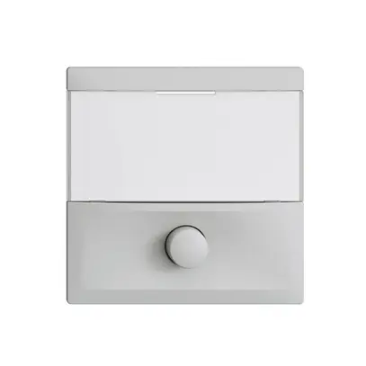 Tasto con porta-etichetta EDIZIOdue grigio chiaro 