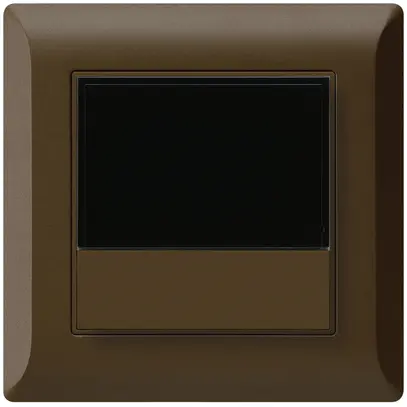 Termostato ambiente INC kallysto.line KNX s/e-link con tasto marrone 