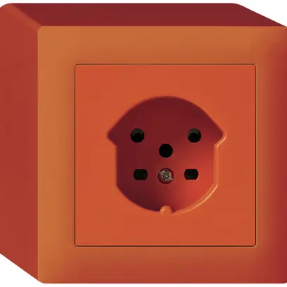 Prise AP kallysto T15 orange bornes à vis 