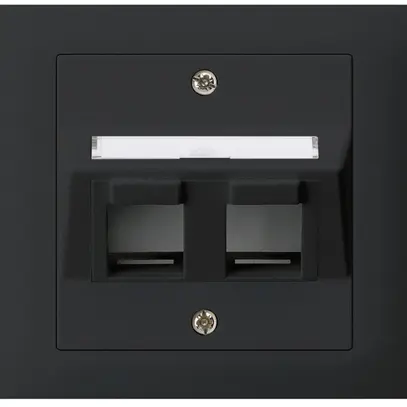 Kit de montage INC kallysto avec boîte INC G3 2×Keystone noir 