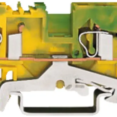 Morsetto di protezione WAGO 4mm² verde/giallo 