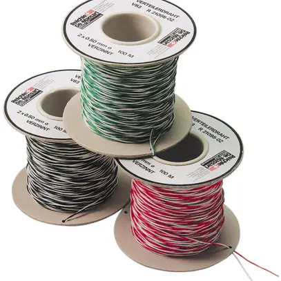 Filo di distribuzione R&M V83 2×0.5mm bianco/rosso 