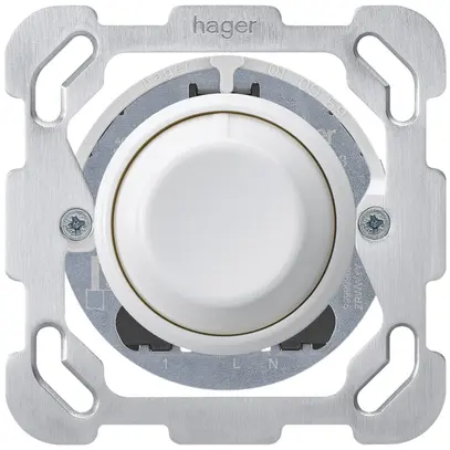 Varialuce rotativo stazione secondaria INC Hager basico BM bianco 