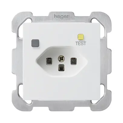 Prise ENC kallysto B T23 FI 30mA blanc 