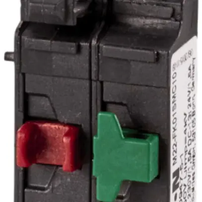 Elemento di contatto Eaton Flat Rear 1R/1Ch fissaggio frontale raccordo a molla 