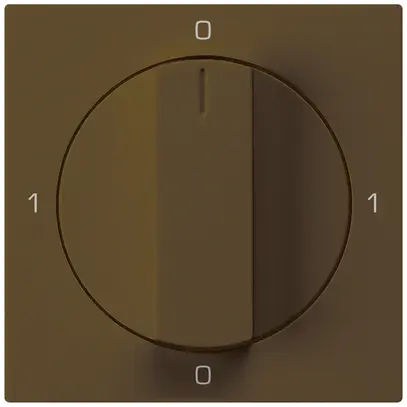Inserto per interruttore rotativo kallysto 0/3L marrone con manopola 