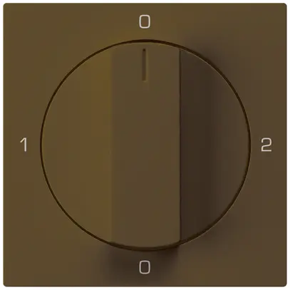 Kit de recouvrement kallysto interrupteur rotatif S2 brun 