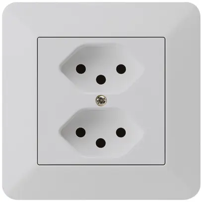 Presa INC kallysto.trend 2×T13 grigio chiaro 