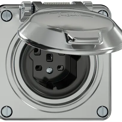 Presa ELEMENT SNAPFIX® 1×tipo 25 16A 440V con coperchio IP20 all 