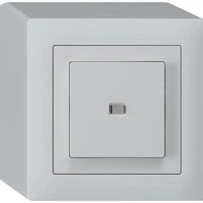 Pulsante luminoso AP kallysto AR/1L grigio chiaro 