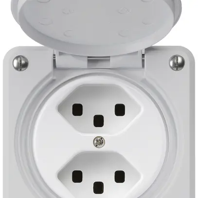 Presa INC robusto 2×tipo 23 grigio 