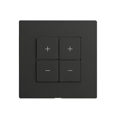 Station secondaire pour variateur 2c/4t WLAN Edue Wiser noir 