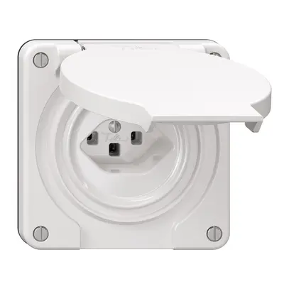 Prise NEVO N.CO, 1×T23, IP21, blanc 