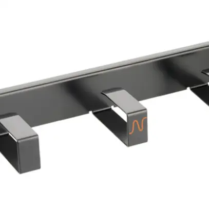 Placco cieca 19" ITT 1UA nero 