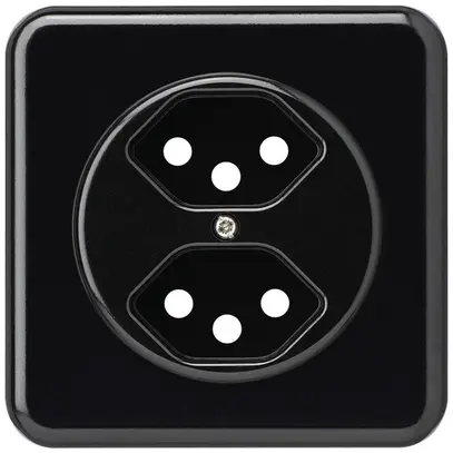 Kit frontal ENC basico 2×type 13 noir 86×86mm avec sécurité enfants 