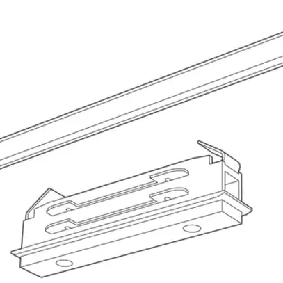 Raccordo lungo Lytespan 3, bianco 