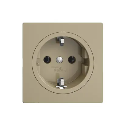 Presa SCHUKO EDIZIOdue F, 16A, 250VAC, L+N+PE sand 