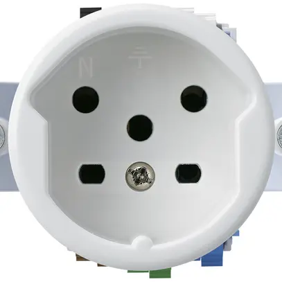 Inserto per presa INC basico T15 bianco 