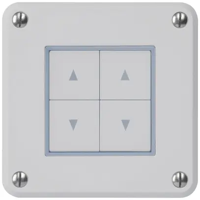 Pulsante per tapparelle INC robusto IP55 grigio con 4 tasti di comando combi 