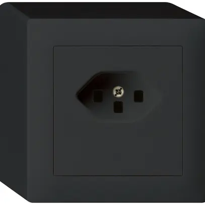 Presa AP kallysto T23 nero con morsetti a vite 