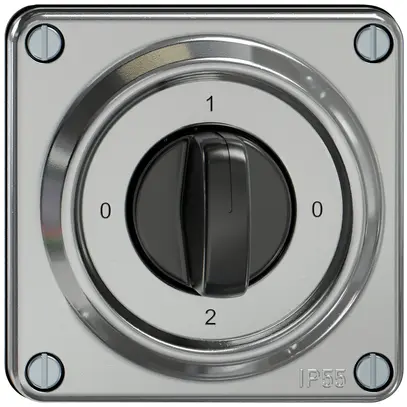 Interruttore rotativo ELEMENT SNAPFIX® 2/1L 16A 400V 0-1-0-2 all 